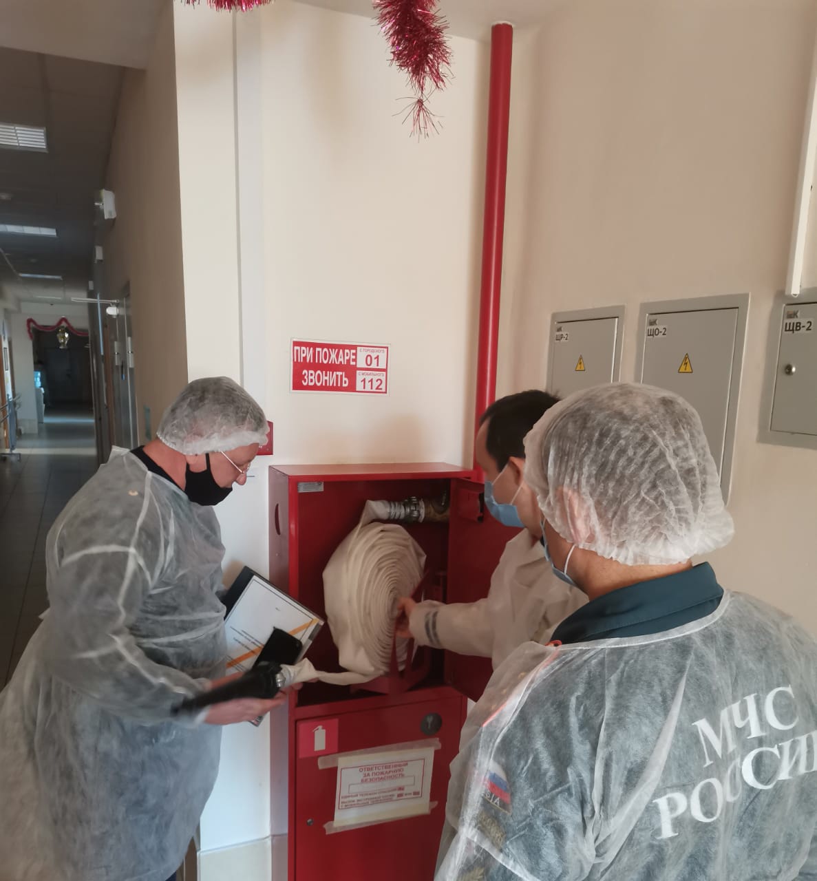 Практическая тренировка по эвакуации в случае ЧС в организациях стационарного социального обслуживания